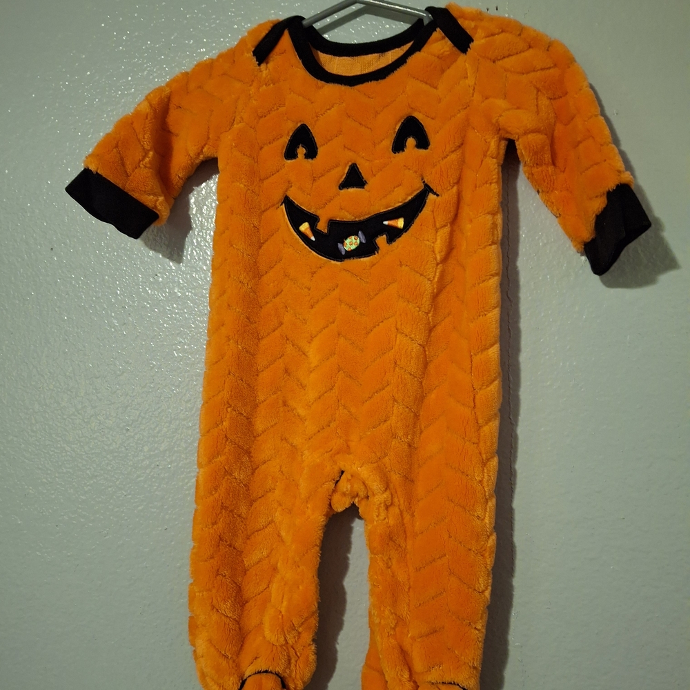 Baby Starters Orange Fleece Outfit